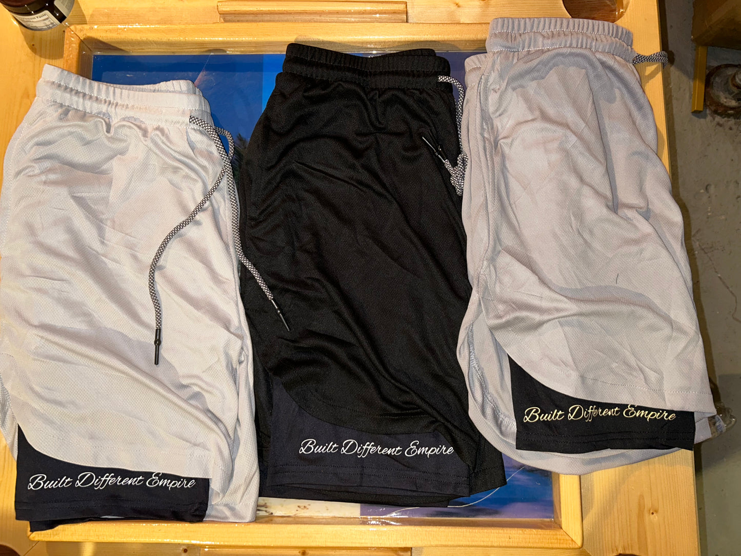 Mesh Gym Shorts 2 in 1
